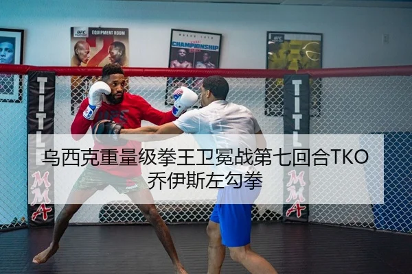 乌西克重量级拳王卫冕战第七回合TKO乔伊斯左勾拳